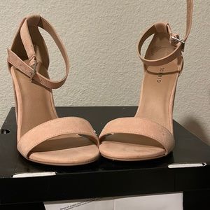 Brand: Torrid Description: Staci - beige faux suede tapered heel (WW) Size:9